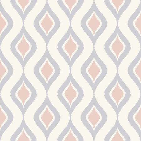 seamless abstract curve ornament scribble patternのイラスト素材
