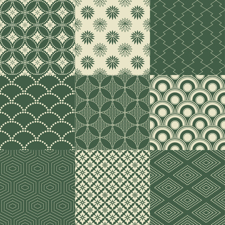 japanese patternのイラスト素材