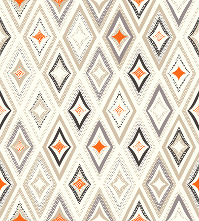 seamless dots geometric patternのイラスト素材