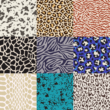 seamless fashion animal skin patternのイラスト素材