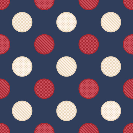 seamless polka dots textured backgroundのイラスト素材