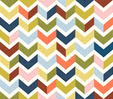 Herringbone seamless pattern geometric background. Modern stylish texture chevron.のイラスト素材