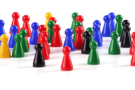 people abstractの写真素材