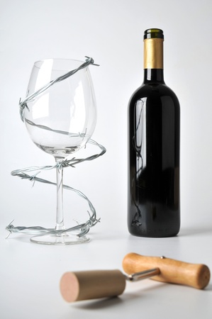 alcohol can be dangerousの写真素材