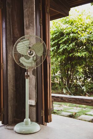 Antique Electric fan - Stock imageの写真素材
