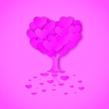 Vector Tree of loveのイラスト素材