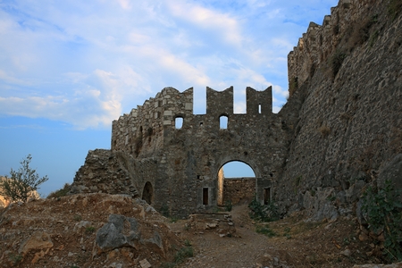 Acronafplio Fortress in Nafplion, Argolis Peloponnese, Greeceの写真素材