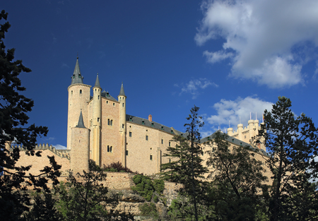 Segovia, Spain. The Alcazar of Segovia. Castilla y Leonの写真素材
