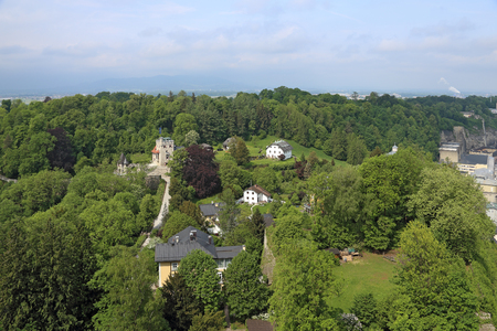 View at Salzburg from Hohensalzburg Fortressのeditorial素材