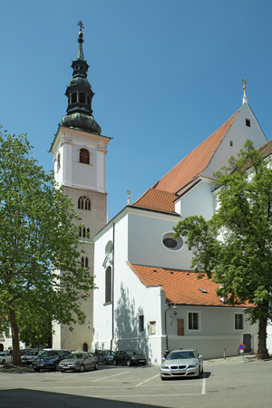 Krems an der Donau town view, Austriaのeditorial素材