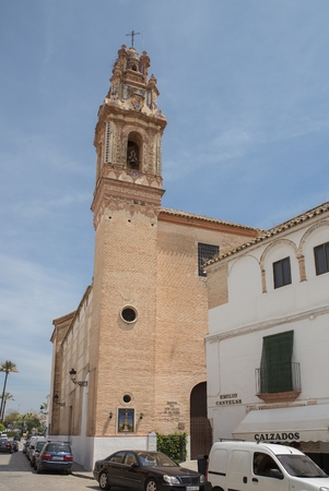 Streets and buildings of Esija - a small Andalusian town, Spainのeditorial素材
