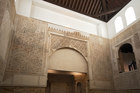 Interior and decoration of Cordoba Synagogue, Spainのeditorial素材