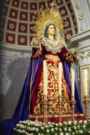 Granada, Spain - May, 4, 2019. Sacromonte Monastery. The monastery was built at the holy place where Romans executed Christians.のeditorial素材