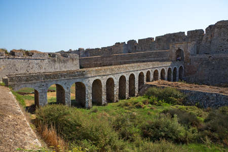 The Castle of Methoni - a medieval fortification in the port town of Methoni, Peloponnese, Greeceのeditorial素材