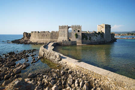 The Castle of Methoni - a medieval fortification in the port town of Methoni, Peloponnese, Greeceのeditorial素材