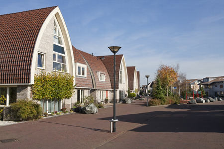Home zone in a residential districtの写真素材