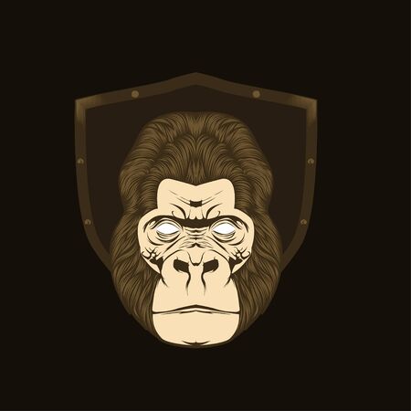 Apes vector illustrationのイラスト素材