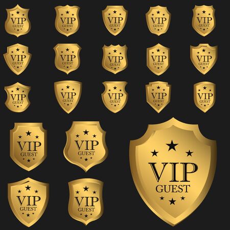 VIP guest luxury design. Design element with original, brand, product, quality, vip. - vectorのイラスト素材