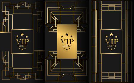VIP guest luxury design template. Design element with original, brand, product, quality, vip. - vectorのイラスト素材
