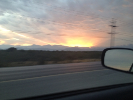 On the road looking God's gift の素材