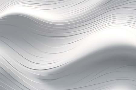 abstract wavy background. 3d rendering, 3d illustration with Generative AI.の素材