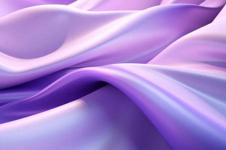 abstract background of purple silk or satin texture with some smooth lines in it with Generative AI.の素材