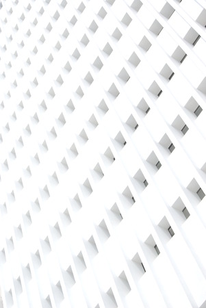 white building windowsの写真素材