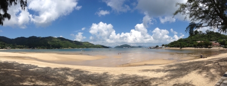 Beautiful coastline in Hong Kongの素材