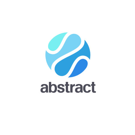 Vector abstract logo design template for business. Global icon.のイラスト素材
