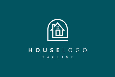 House Logo Designのイラスト素材
