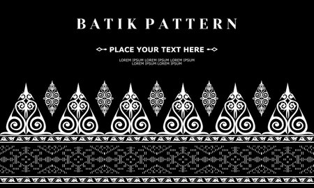 vector luxury and elegant traditional batik ornament patternのイラスト素材