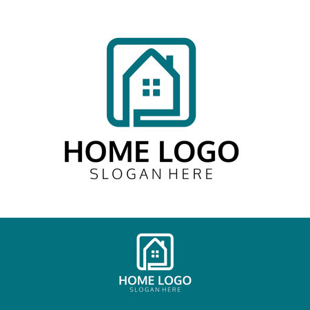Home Logo Designのイラスト素材