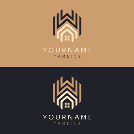 Vector Graphic Design, Home Logo Designのイラスト素材