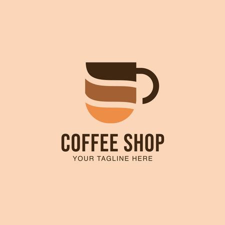 Coffee cup logo template vector icon designのイラスト素材