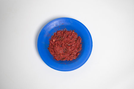 Traditional chili sauce is ready to be served.の写真素材