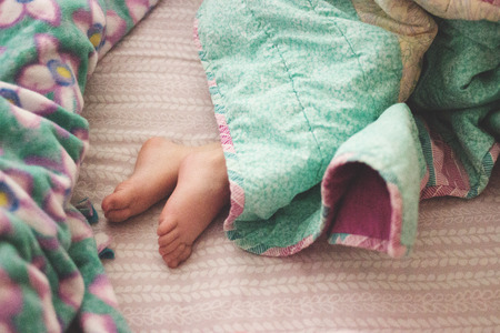 Toddle Feet Napping