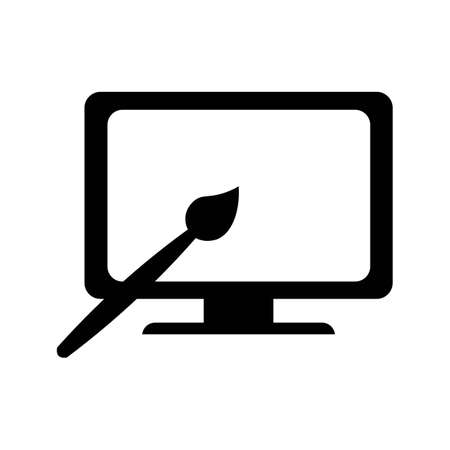 digital illustration symbol, vector icon, isolated on whiteのイラスト素材