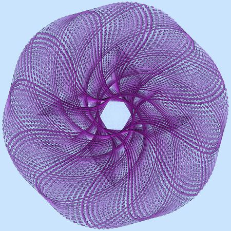 lilac sea urchin, illustrationの写真素材