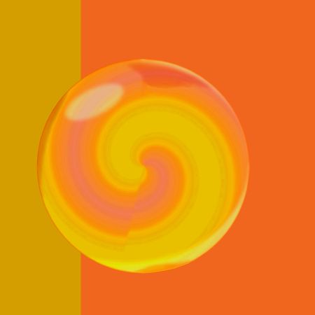 orange marble, illustrationの写真素材
