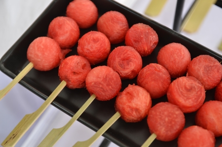 Fresh and sweet watermalon balls