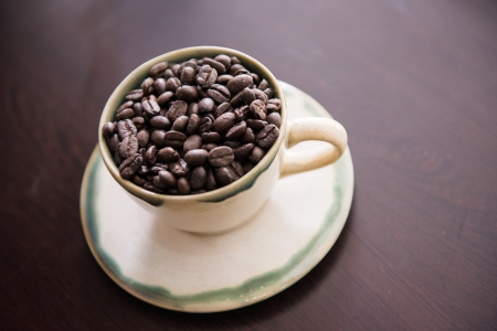 A cup of coffee bean 2の写真素材