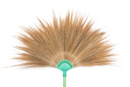 broomstick isolatedの写真素材