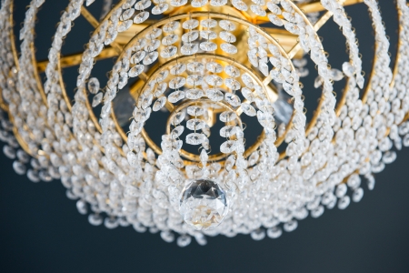 Chrystal chandelier close-upの写真素材