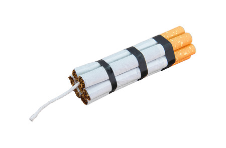 Cigarette as dangerous Dynamite