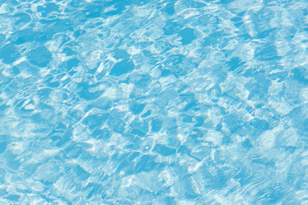 Reflections on a surface of a water in a pool