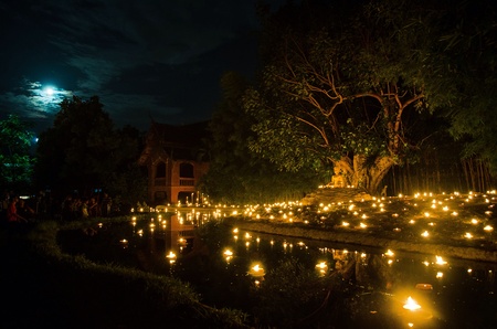The holy festival in Thailand