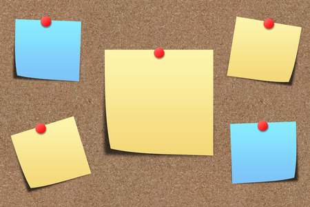 The Note paper on sand board