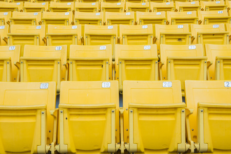 Empty Chair at Grandstandのeditorial素材