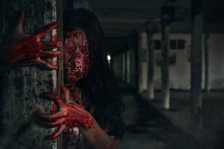 Suicidal girl in haunted school