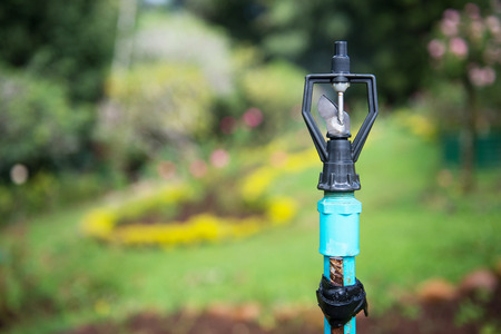 mage of lawn sprinkler systemの写真素材